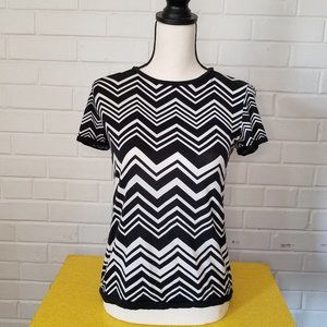Missoni for Target Black and White Tee Shirt Size  Small